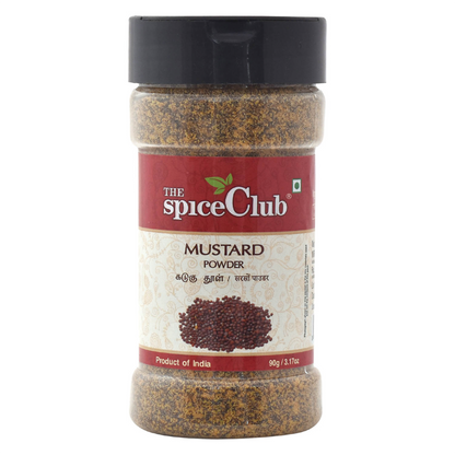 The Spice Club Mustard Powder 90g | Smoothly Ground Mustard Seed Powder | Cooking & Seasoning Spice Powder | Ground Mustard for Cooking, Seasoning & Spice Blends