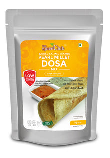 The Spice Club Pearl Millet (Bajra) Dosa Mix | ready-to-cook dosa mix 1 kg | instant breakfast mix | south indian breakfast mix | bajra-based dosa mix | everyday breakfast mix