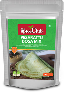 The Spice Club Pesarattu Dosa Mix 1Kg | Green Gram Dosa Mix | Breakfast Recipes | quick dosa mix | instant breakfast mix | south indian breakfast mix | easy breakfast option