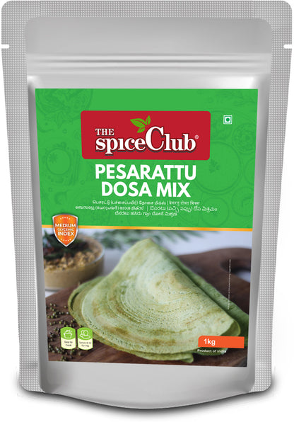 The Spice Club Pesarattu Dosa Mix 1Kg | Green Gram Dosa Mix | Breakfast Recipes | quick dosa mix | instant breakfast mix | south indian breakfast mix | easy breakfast option
