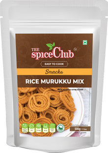 The Spice Club Murukku Mix 500g | Rice-Based Ready-to-Cook Snack Mix for Crispy Homemade Murukku | easy murukku preparation | homemade murukku mix | evening snack mix